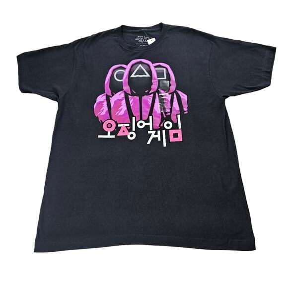 NWT Netflix Squid Games Shirt Men's XL Black Graphic Tshirt Short Sleeves - Picture 4 of 11